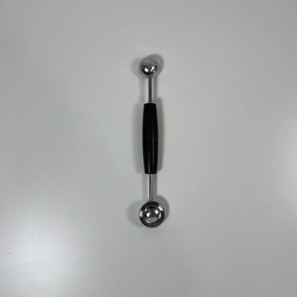 ECKO Melon Baller Scoop Vintage Kitchen Utensil, Black Handle, 2 Sizes, USA Made